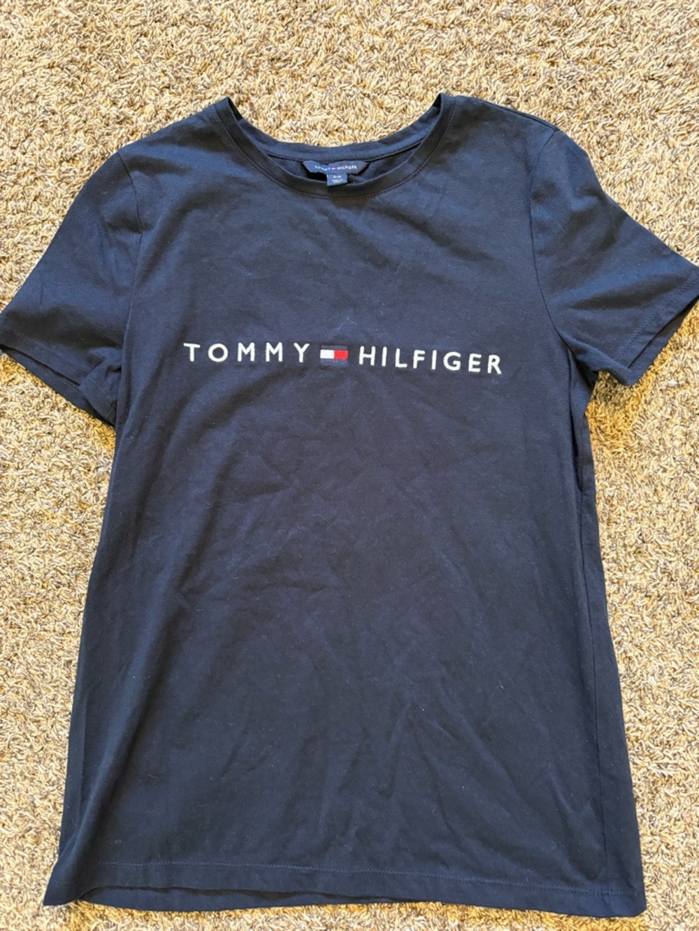 Tommy Hilfiger blue Logo Crew Tee